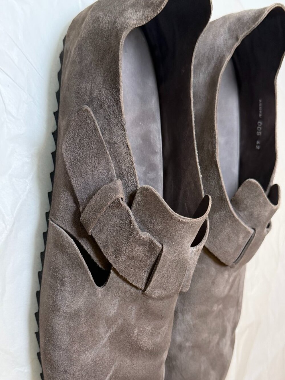 Officine Creative Laboratorio Gray Suite Mules w/ Heel